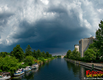 Ein Gewitter zieht auf! Berlin-Tegel